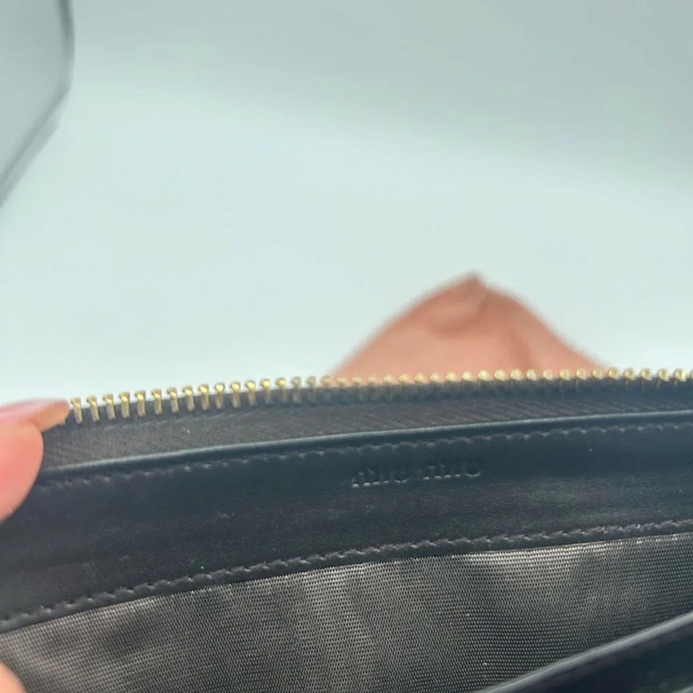 Miu Miu Crocodile Embossed Wallet w/ Dustbag - Picture 8 of 9